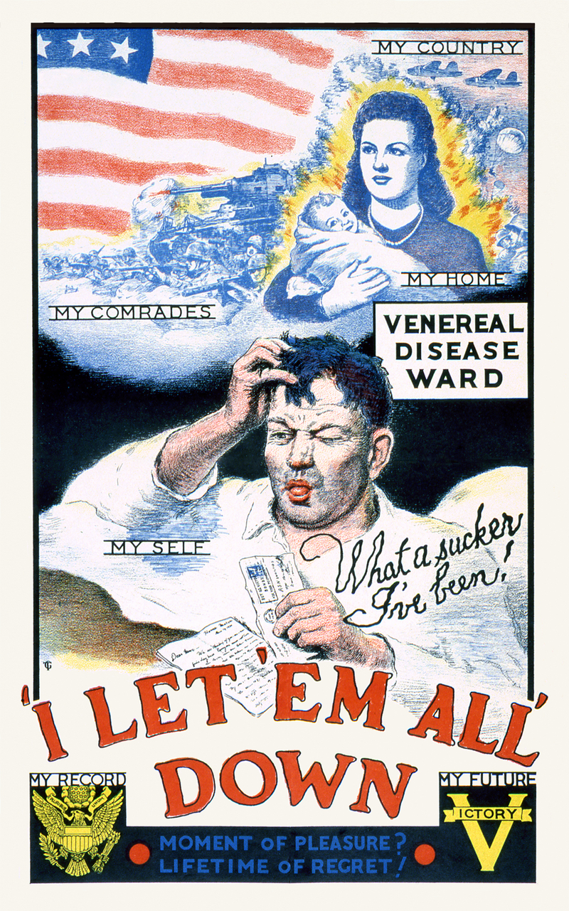 Illustration for article titled The Penis Propaganda That Warned WWII-Era Soldiers of Venereal Disease